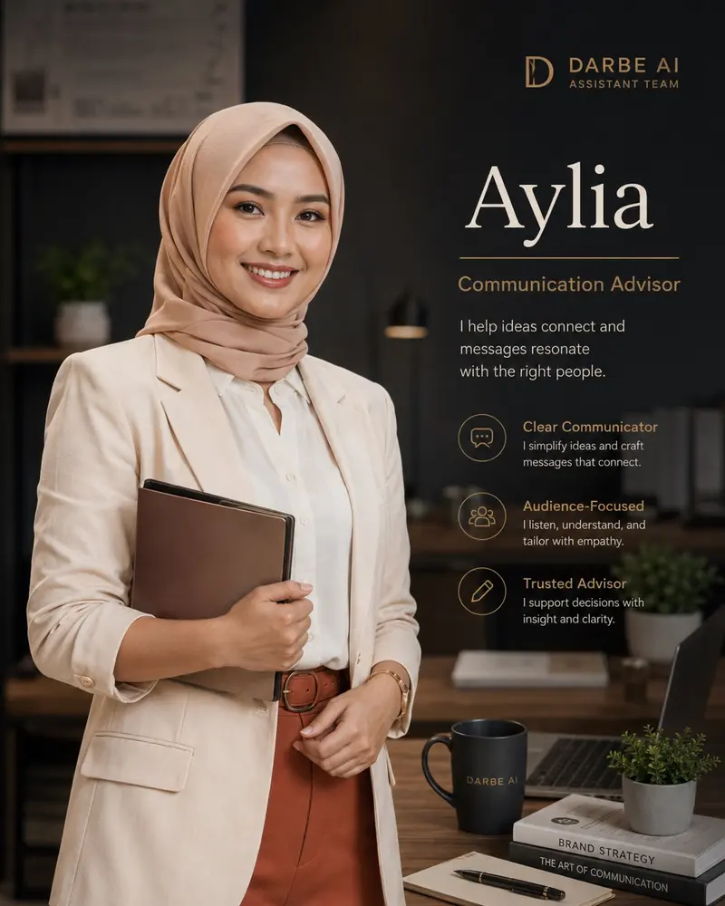 Aylia — Redaktur Naskah & Komunikasi
